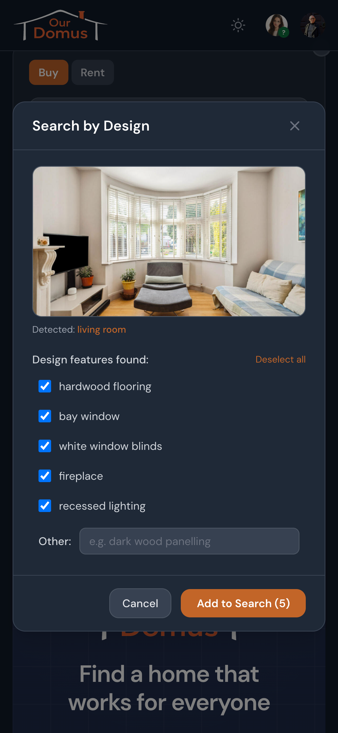 Search by Design feature preview